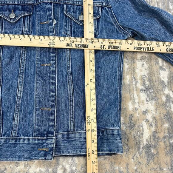 Vintage Zena 1990’s Denim Jean Trucker Jacket Small - Picture 2 of 4